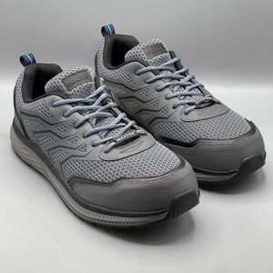 Men's Work Shoes 8 Steel Toe Water Repellent Safety Sneakers‎ Brazos